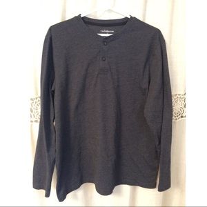 Croft & Barrow long-sleeve shirt, gray, size Large